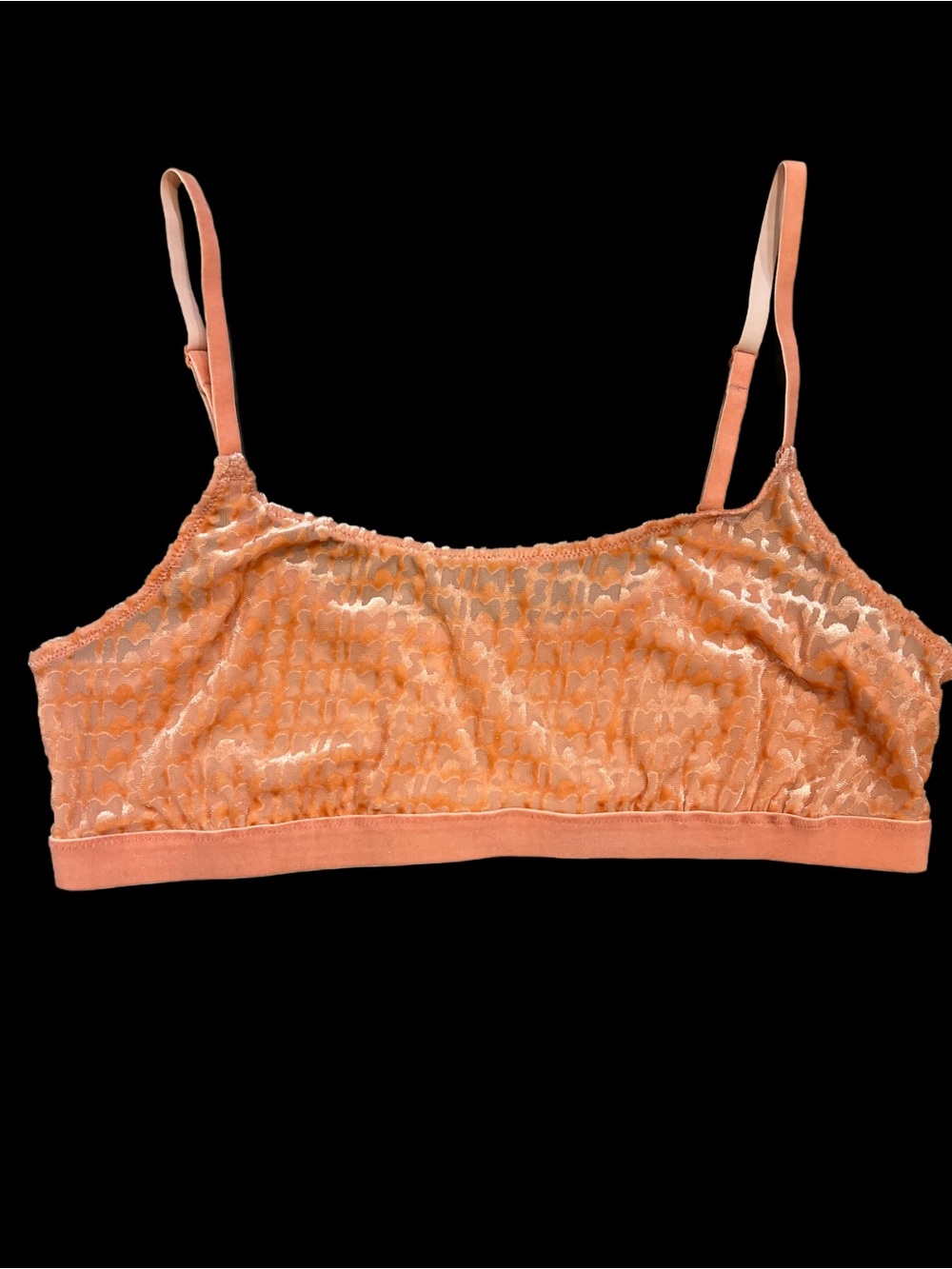 NWOT SKIMS Bralette in Peach - Women's Intimates - SKIMS Logo pattern